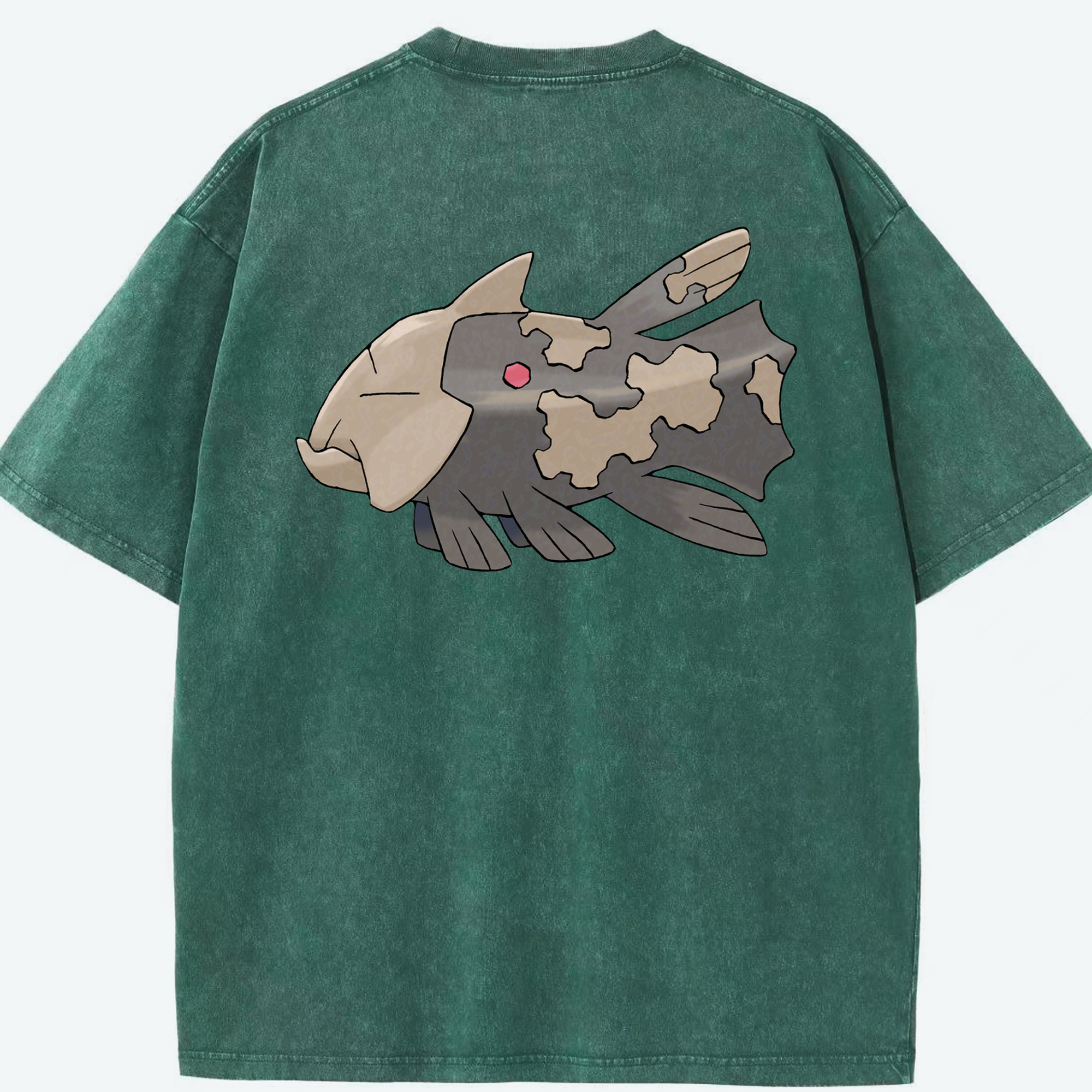 （画像用） ポケットモンスター Pokémon 綿100% ヴィンテージ風 半袖Tシャツ（背面プリント）
